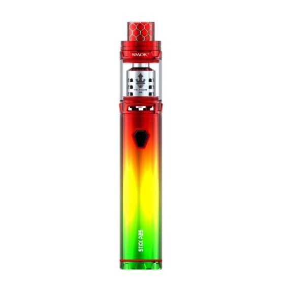 Smok Stick P25 Pod Mod kırmızı-sarı-yeşil degrade renkli elektronik sigara.