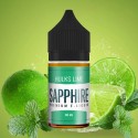 Sapphire Hulks Lime Salt Likit 30ml, taze nane ve limonlu e-likit.
